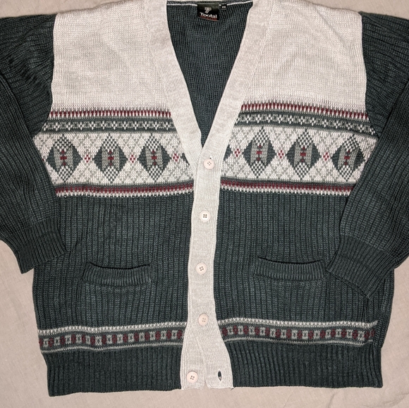 Oversized grandpa knit cardigan/sweater - Picture 3 of 4